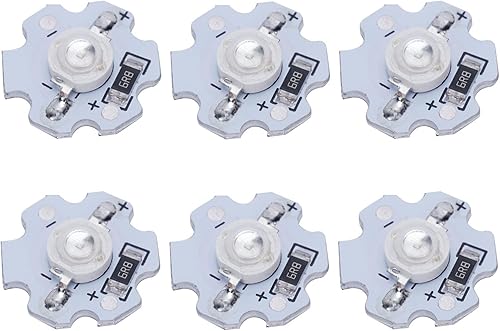 Chip LED, 25 cuentas de luz LED de alta potencia de 5 V 1 W para accesorios de iluminación de bricolaje, bombilla de chip LED de aluminio para