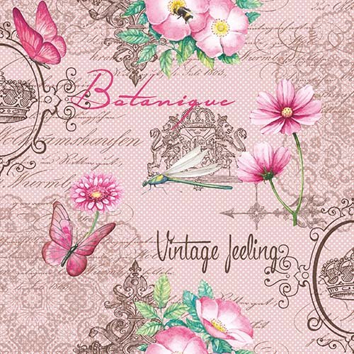 20 Servietten Vintage Feeling - Emotionale Eindr?cke/Vintage/Frühling 33x33cm