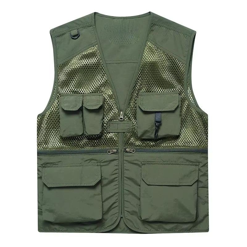 Chaleco de verano para hombre ideal para camping al aire libre suelto 2