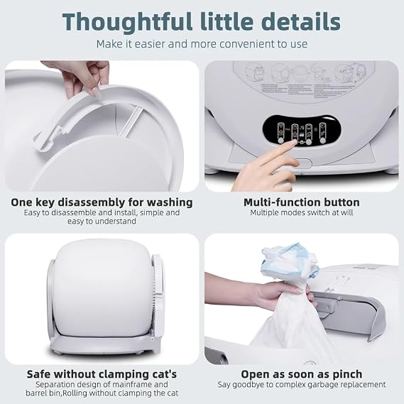 Smart 65l Automatic self-Cleaning cat Litter Box