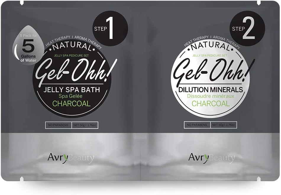 AvryBeauty Gel-Ohh Jelly Spa - Charcoal, 1 ct.
