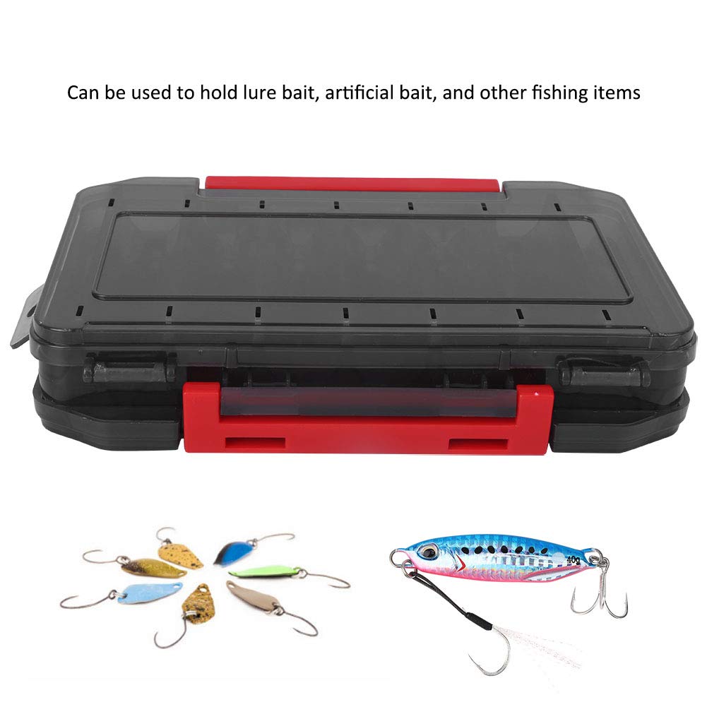 flexman Double Sided Fishing Lure Hook Tackle Box, Multifunction Small Parts Organizer, Fishing Bait Accessory for Hold Lure Bait, Artificial Bait