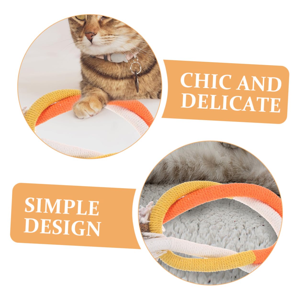 INOOMP 15pièces Jouets à Mordre pour Chats Jouets Interactifs Corde à Chat pour Éveiller Instinct De Jeu Nettoyage Intérieur