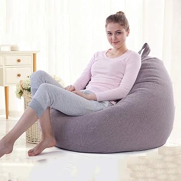 WANGLXCH Classic Bean Bag - Gigantic Bean Bag Chair -EPP Filling and Machine Washable Cover- Comfortable Cozy Lounge Sack to Chill, Sofa for Kids and Adults Cozy
