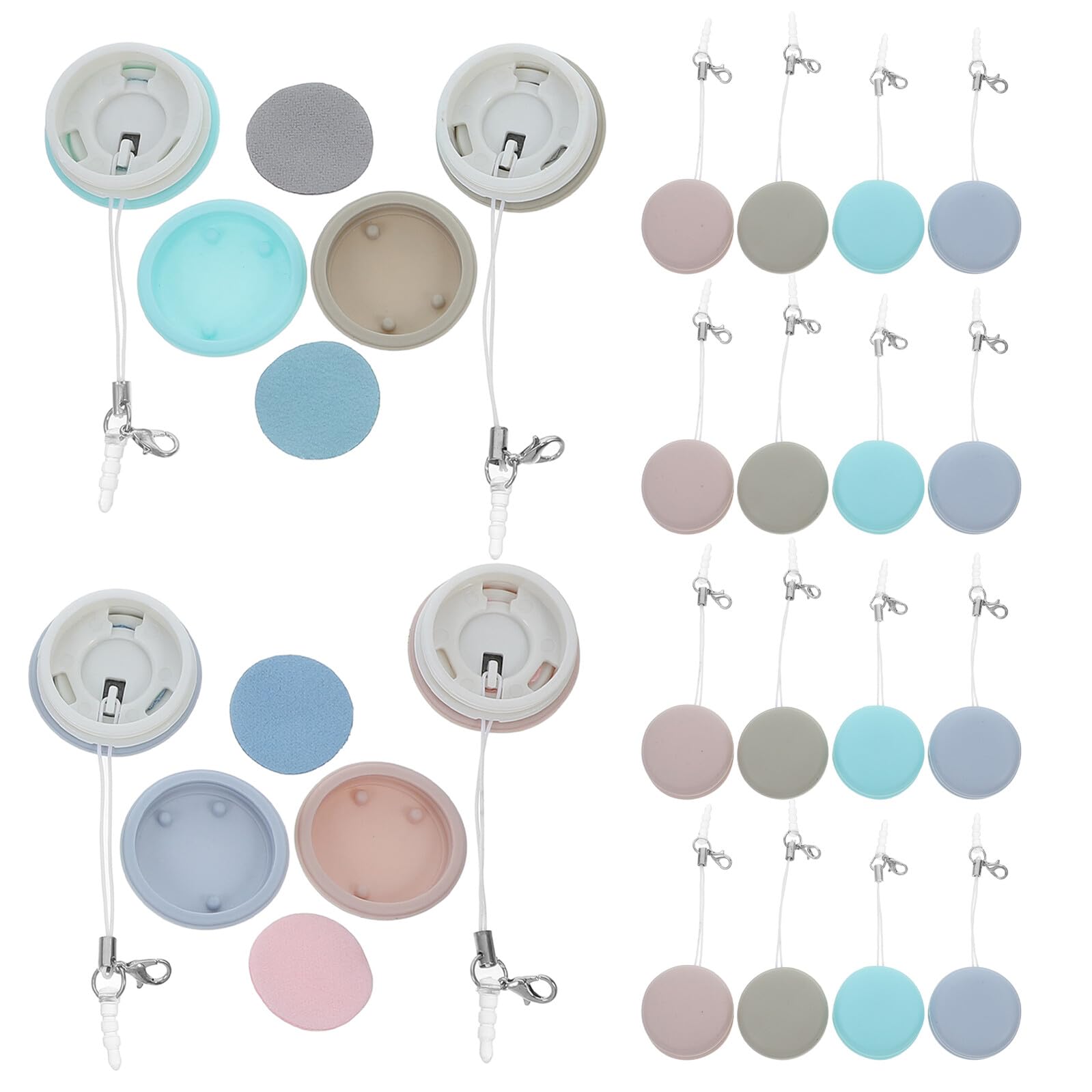 Paño de Limpieza para Pantalla de Teléfono Móvil Macaron 20 Unidades Multicolor Rosa Azul Verde Caqui Paño Reutilizable sin Rayas para Gafas Cámaras y Portátiles
