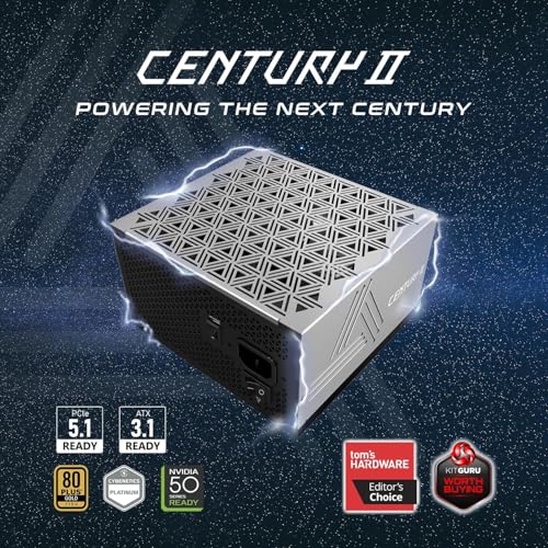 Image of MONTECH Century II 850W ATX 3.1 Fully Modular 80 Plus Gold Power Supply | PCIe 5.1, Native 12V-2x6 Cable, Compact 140mm Design, Zero RPM Mode, 100% Japanese Capacitors, 10-Year Warranty