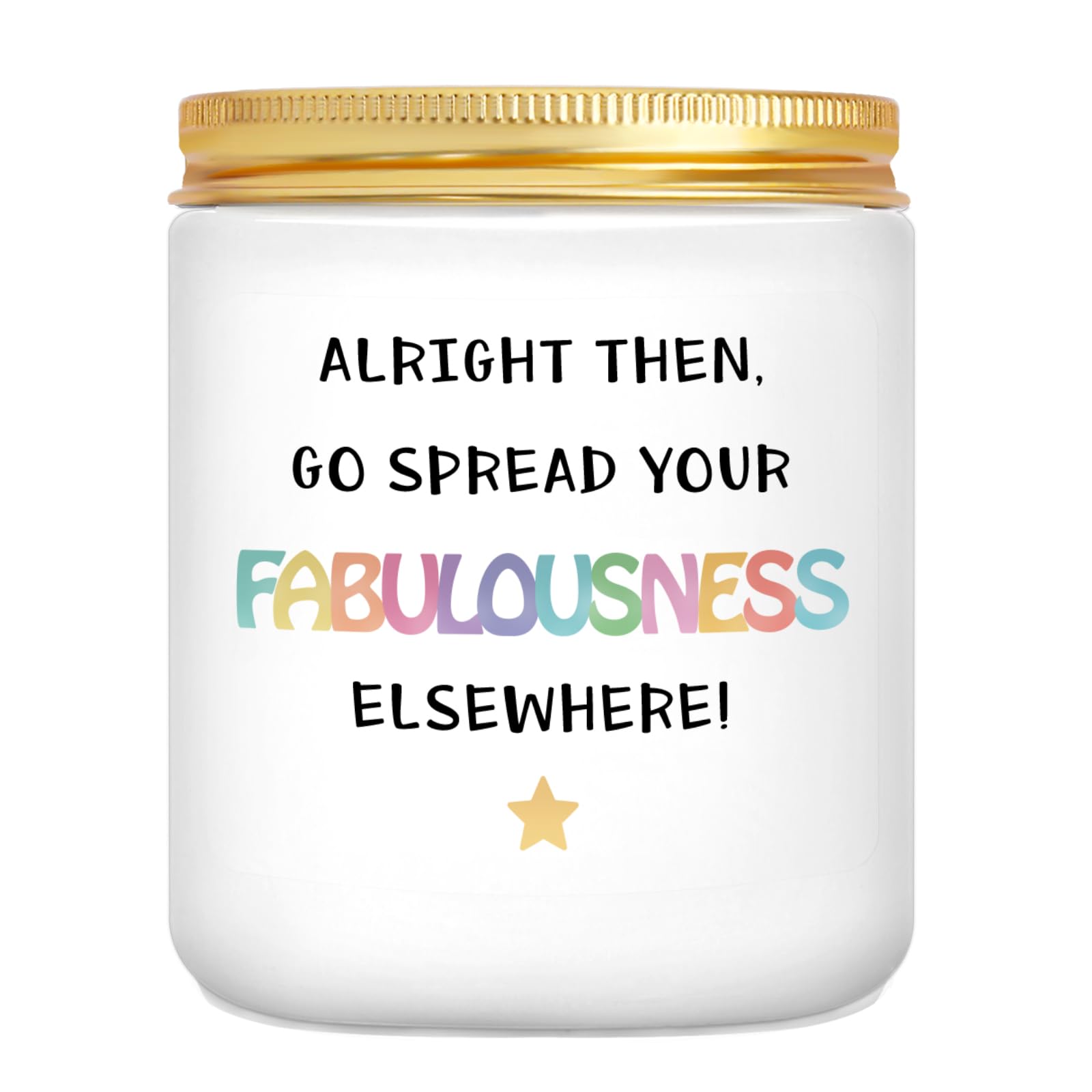 Coldbling Leaving Gifts for Colleagues Women, Lavender Scented Candle Graduation, Retirement, New Job, Good Luck, Farewell, Goodbye Gifts for Women Men Best Friends Coworkers Work Bestie