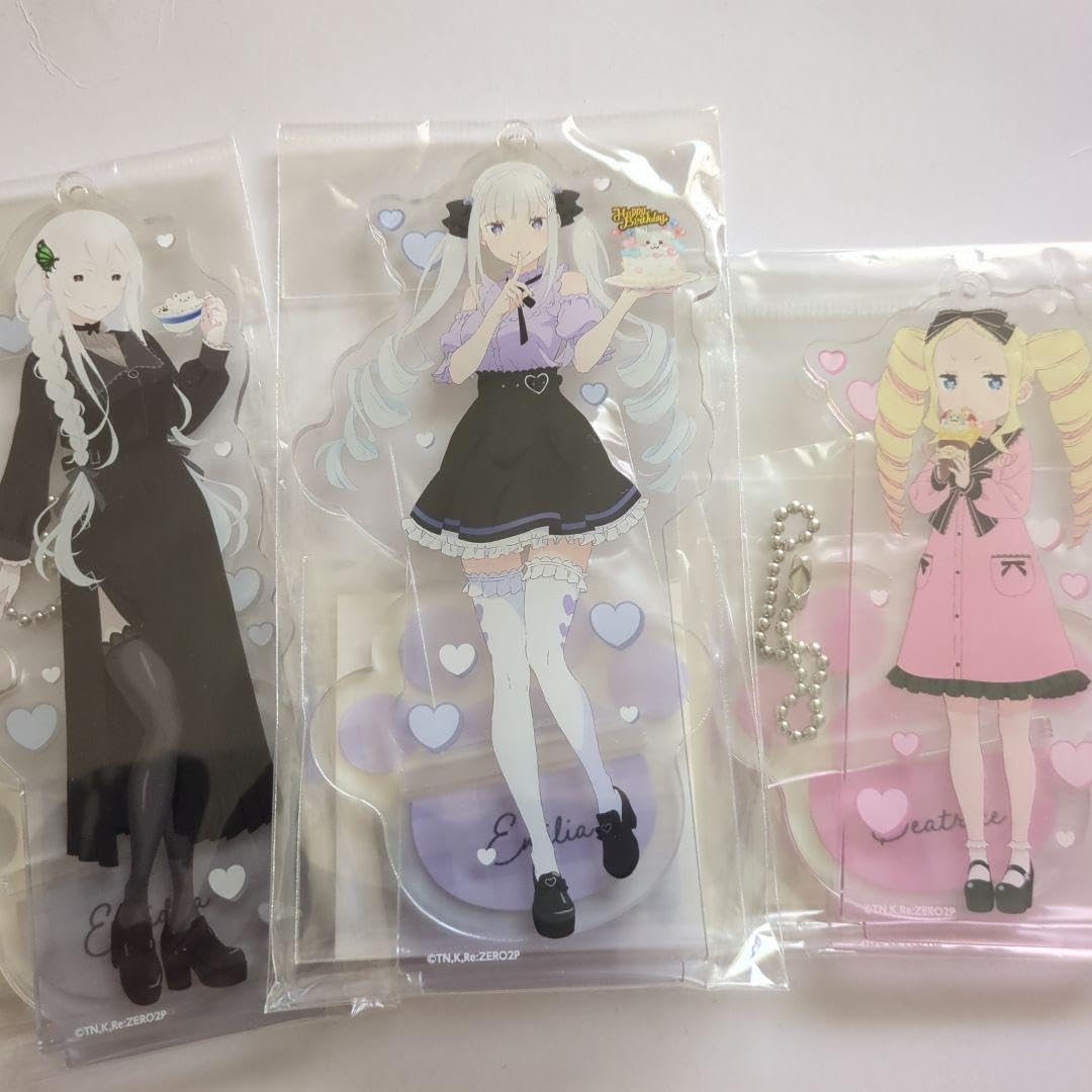 エミリア エキドナ ベアトリス アクリルスタンド Amazon.co.jp: リゼロ エミリア ベアトリス エキドナ アクリルスタンド