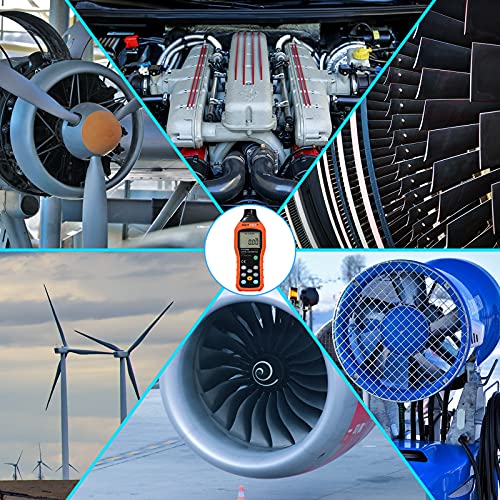 Protmex Digital Tachometer, 50-99,999 Rpm High Precision Laser Photo Tachometer, Max/Min/Avg Data Hold Functions Rotation Speed Meter, Pt6208B With Reflective Tape (Batteries Included) #TOP5