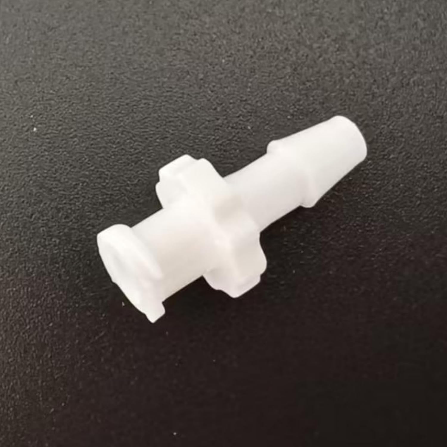 Luer Lock Connectors Female Luer Fittings Plastic Adapter Luer to Hose Barb Fitting PP for Laboratory Equipment 100pc/pk (5/32'' Female White)