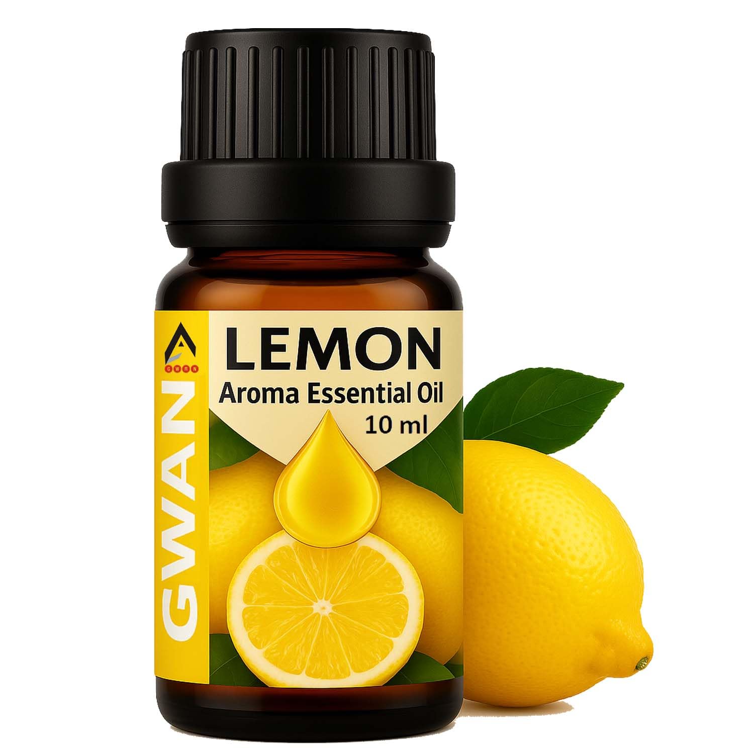 Gwan Lemon Aroma Oil for Home Fragrance | Best for Aromatherapy | Helps in meditation | Used in Diffusers, Candles, Air Fresheners, Soaps, Humidifier, Diffuser | Essential Oil 10 ml,v-image-21