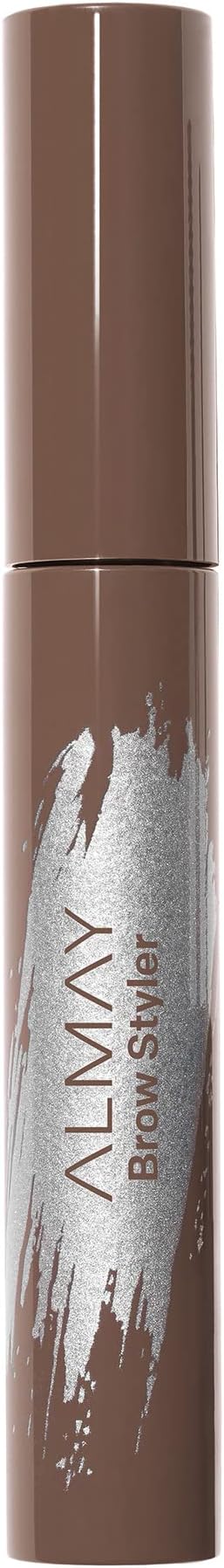 Eyebrow Gel with Marula Oil, Flake-Free & Lightweight Brows, Hypoallergenic, Light Brown, 1 Count