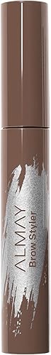 Almay Eyebrow Gel with Marula Oil, Flake-Free & Lightweight Brows, Hypoallergenic, Light Brown, 1 Count