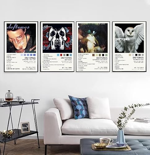 Esptula Music Album Cover Posters 4Pics 12X18Inches Unframed Canvas Wall Art Bedroom Morden Family Decoration Classic Vintage Paintings #TOP4