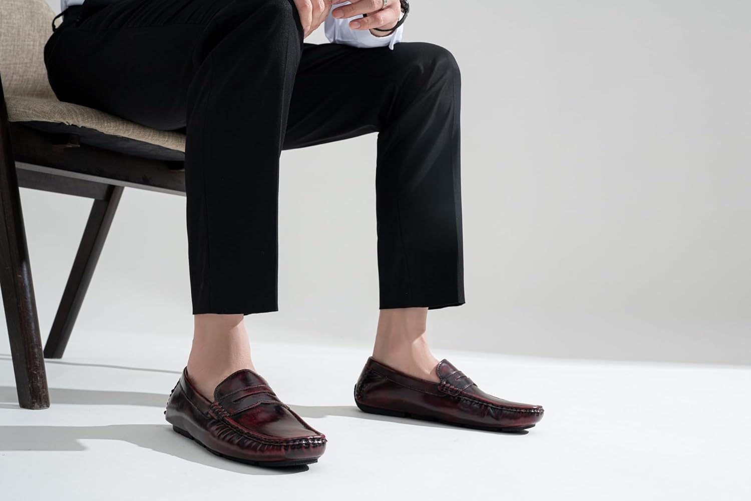 Jousen Men's Loafers Casual Slip On Shoes Soft Penny Loafers for Men Lightweight Driving Boat Shoes - Image 8