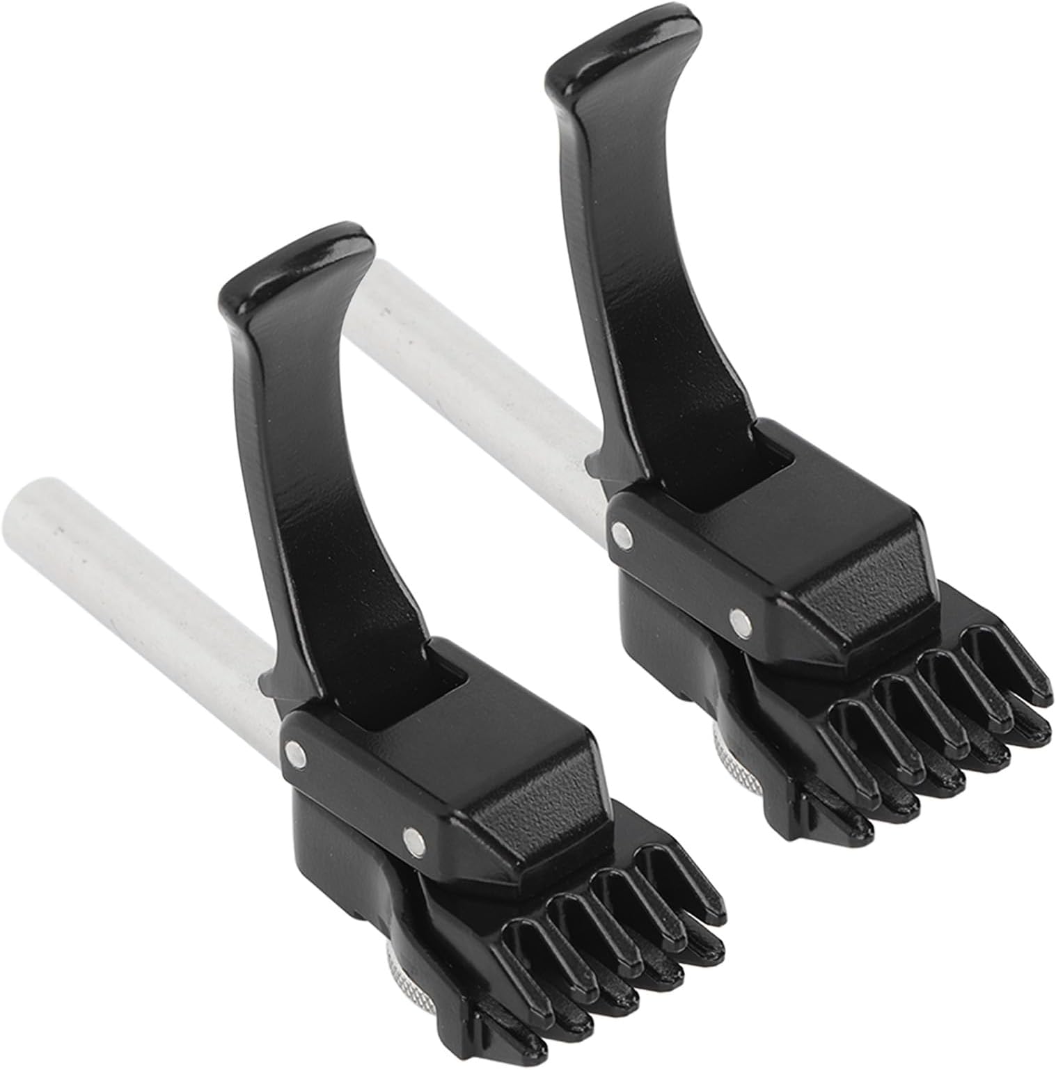 1Pair Badminton Stringing Clamp Tennis Stringing Machine Flying Clamp Accessories Black