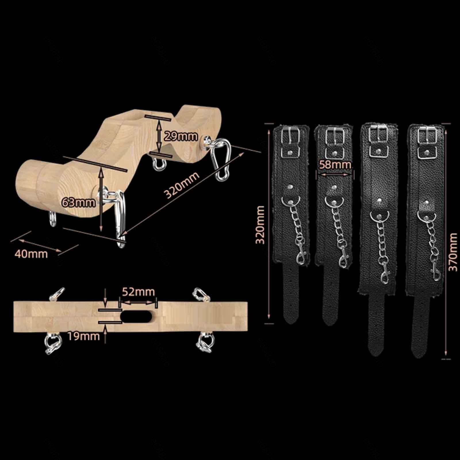 Spreizstange Holz Sex Fesseln Bondage-sets Bondageset Sex Set
