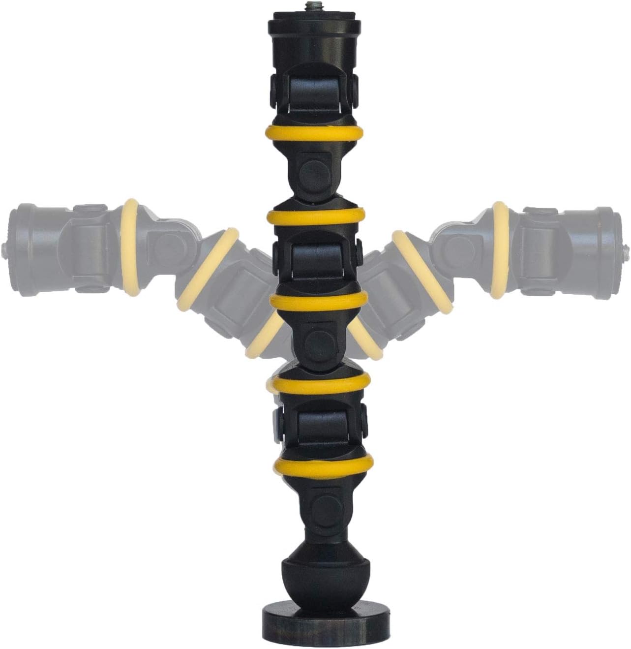 GRIFITI Nootle Recon 5 Flex Arm Leg Magnetic Camera Mount Stand Magnetic Foot 6 Inch Flexible Pole Holder Base for Cameras, Video Mounts Tripod Attaches to Steel or Other Magnet Surfaces