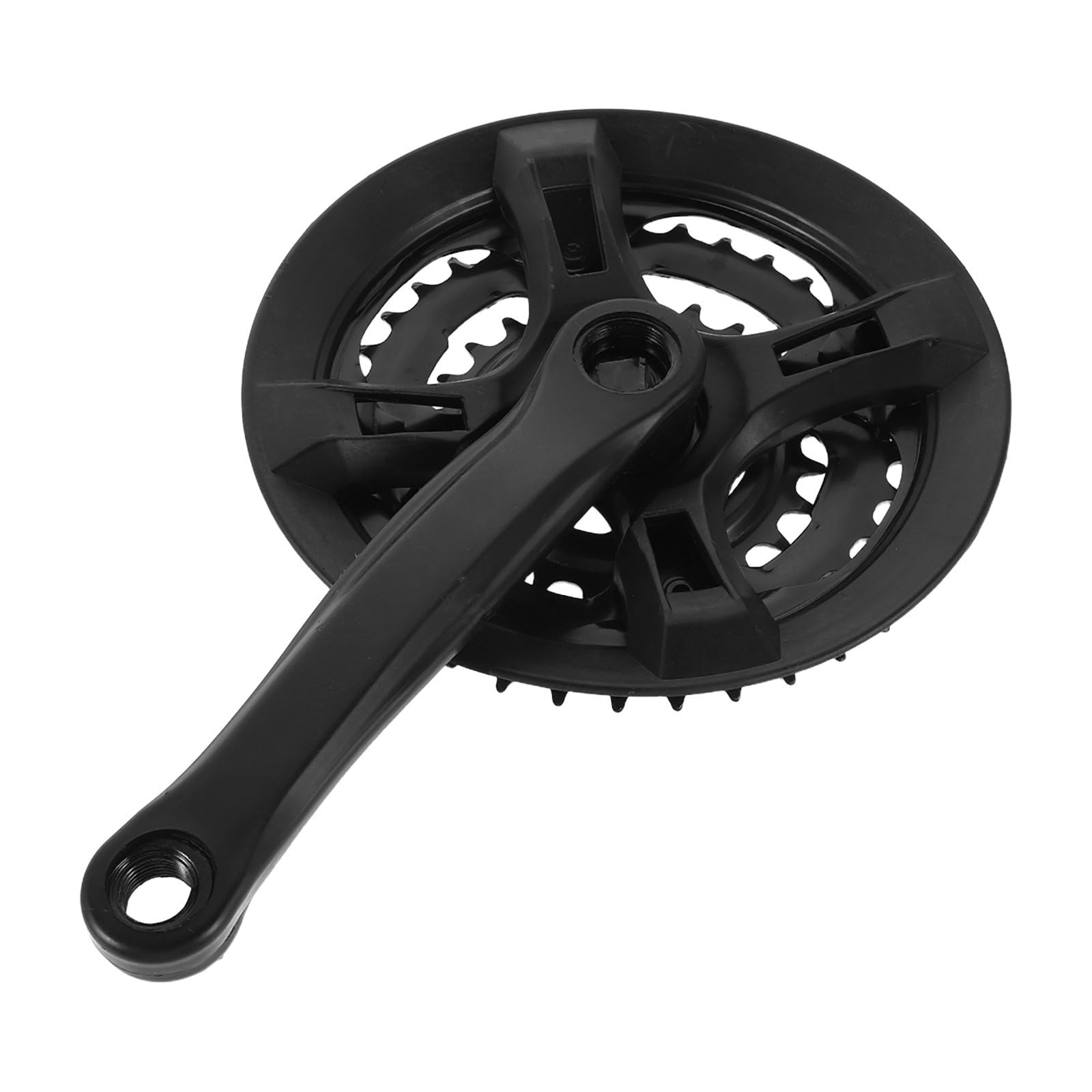 MAGICLULU Guarnitura per Mountain Bike e Bici Pieghevole, Set Pedivelle Destra in Acciaio al Carbonio Corona, Accessorio per Riparazione e Cambio Marcia Fluido, Forniture per Biciclette
