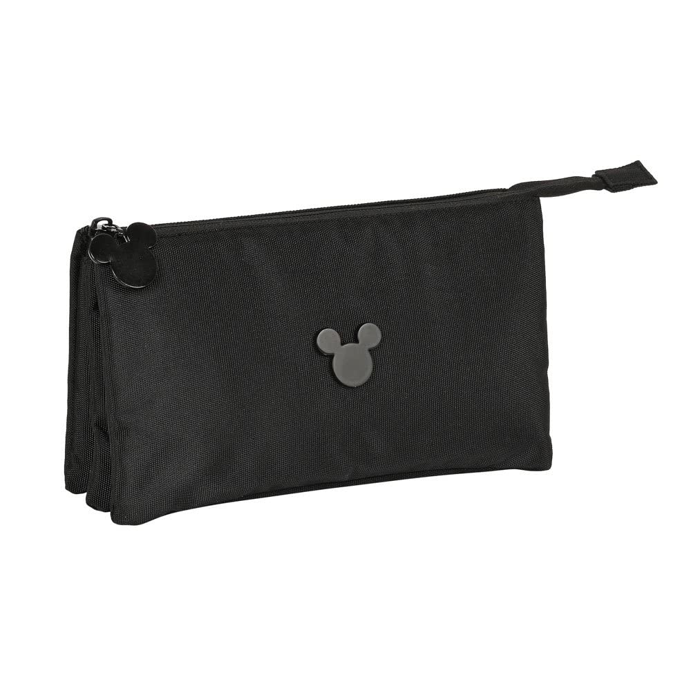 SAFTA Unisex Kid's Article Mickey Mouse Premium Triple Case, Multicoloured, M