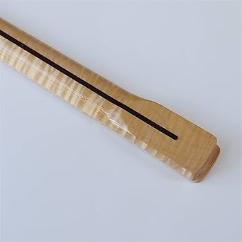 Amazon.co.jp: ギターネック フレイムメイプル エレキギター用ネック