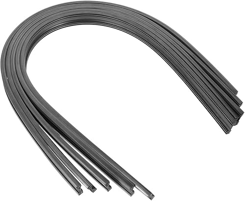 BESPORTBLE 5 pares de limpiaparabrisas sin marco para automóvil, repuesto de tiras de goma