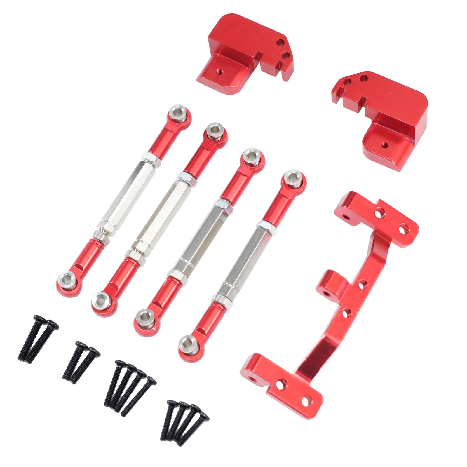 1/12 RC Car Rear Axle Spring Upgrade Four Link Bracket Kit for MN82, MN82S, MN82PRO, MN82T Compatible with 1/12 MN82 LC79 RC Car Upgrade Kit