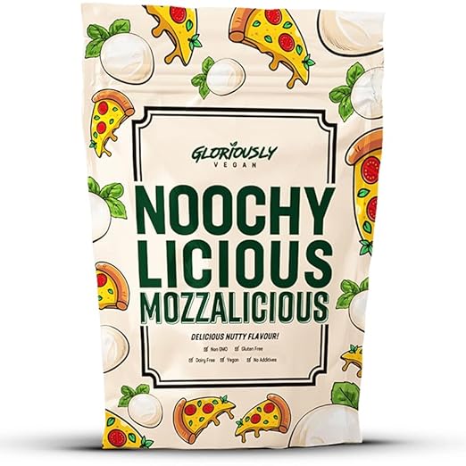 MozzaLicious - Delicious Vegan Flavoured - Enjoy Authentic Mozzarella Flavor in Vegan Cheese - Free Recipes Included