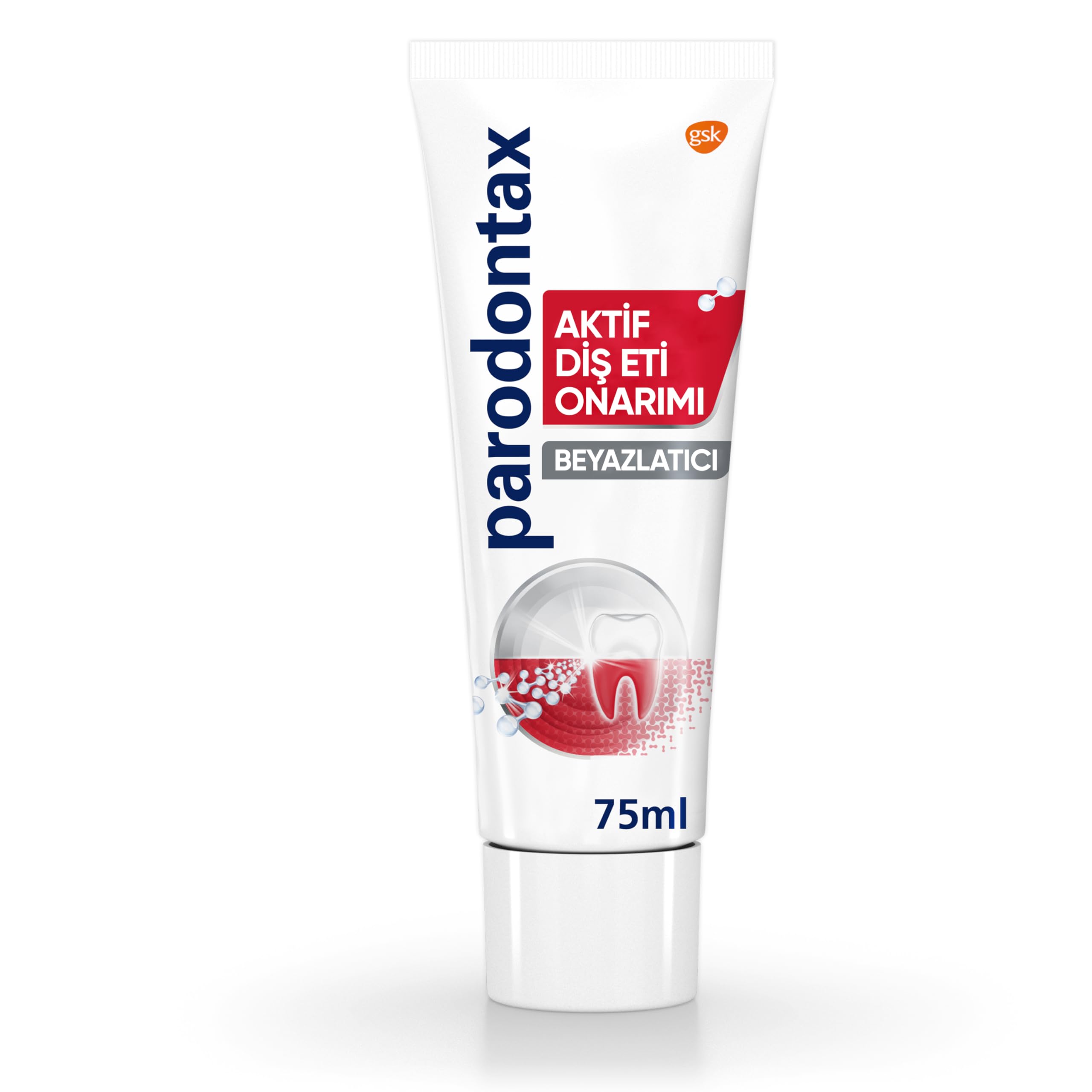 Parodontax Aktif Diş Eti Onarımı Beyazlatıcı Diş Macunu 75 ml