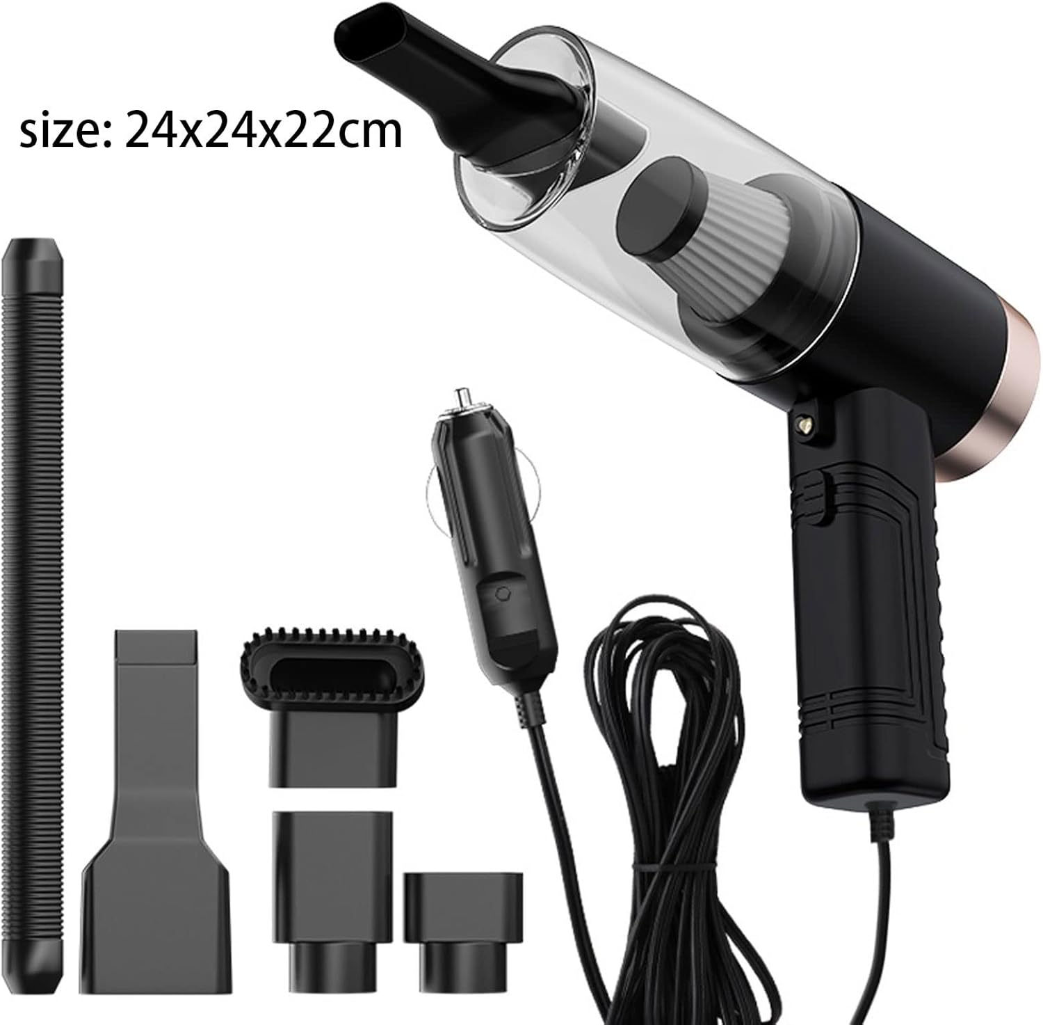 Hard Floor Vacuum Handheld Wireless Car Vacuum Cleaner PortableHigh Powerful Cyclone auto vacume Cleaner Wet and Dry Cleaner for Car Home Pet Hair