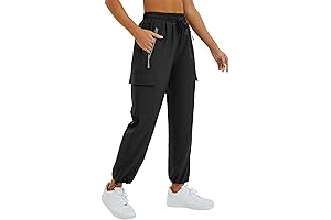 FARUNGS Quick Dry Women's Stretchy Hiking Pants for Water-Resistant Performance