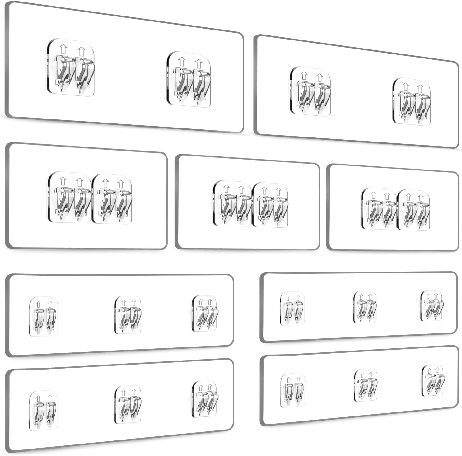 YASONIC Under Sink/Cabinet Organizers and Storage for Bathroom & Kitchen and 9-Pack Shower Caddy Adhesive Replacement