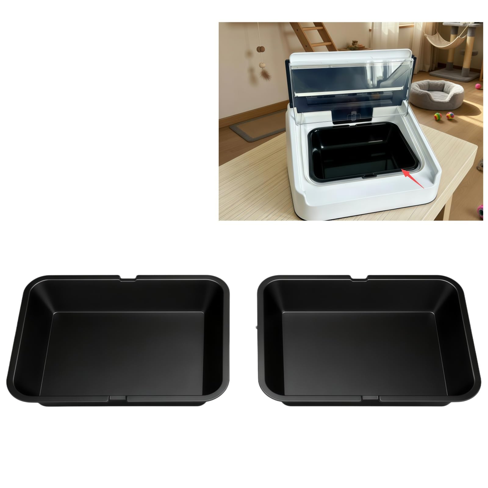 Replacement Feeder Bowl Compatible with PETLIBRO PLAF301 Automatic Pet Feeder, Feeding Dish with Door Lock Slot, Easy Installation, Hand Wash Only, Not Dishwasher Safe