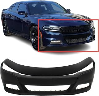 Bumper Cover Primed Front for Dodge for Charger 2015-202 Rt (Plastic) Not Painted CH1000A24 68267765AC