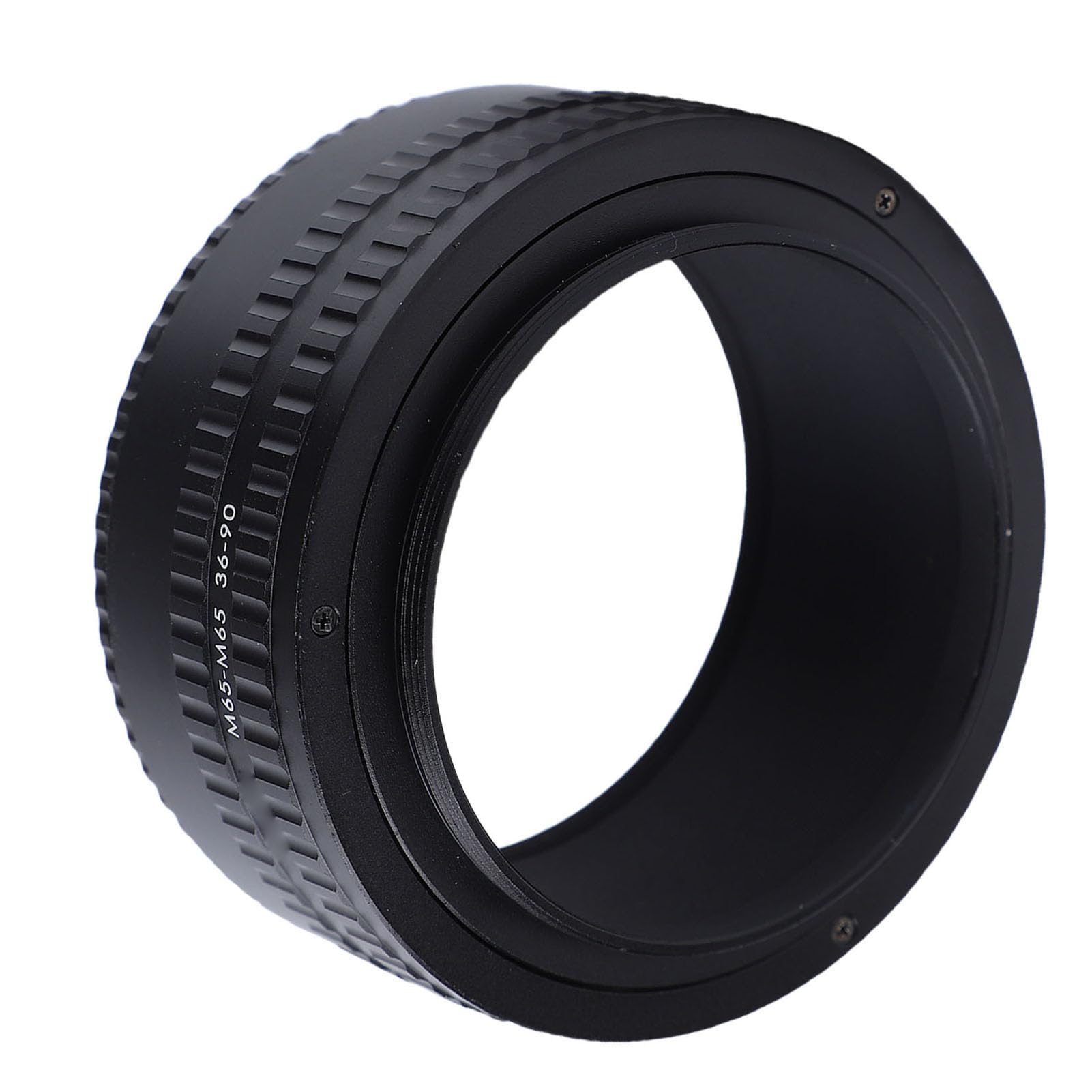 Annadue Adaptador Helicoidal de Enfoque de Aleación de Aluminio, Tubo Macro Ajustable M65 a M65 de 36-90 Mm, Adaptador de Montaje de Lente para Accesorio de Cámara, Fotografía Macro Helicoidal de