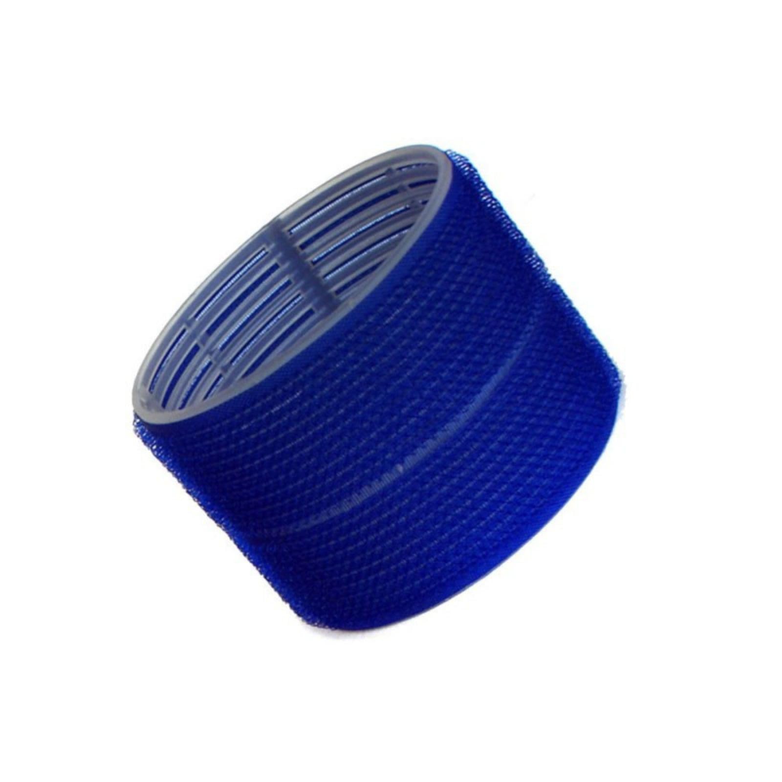 Hair Tools Cling Hair Rollers - Jumbo Dark Blue 76 mm x 6
