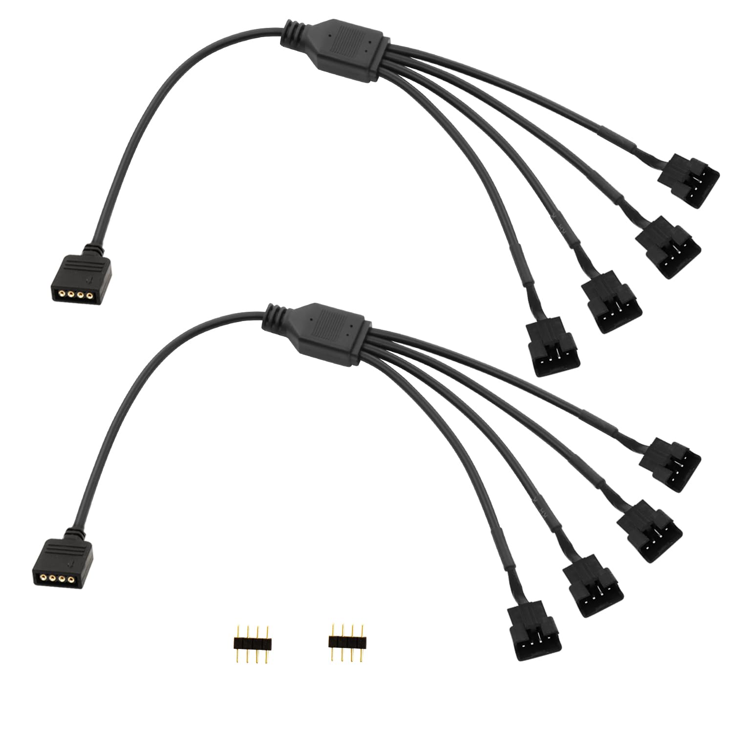 Amazon.com: LANMINGLEL 4 Pin RGB Splitter Cable 12V 4Pin Female to
