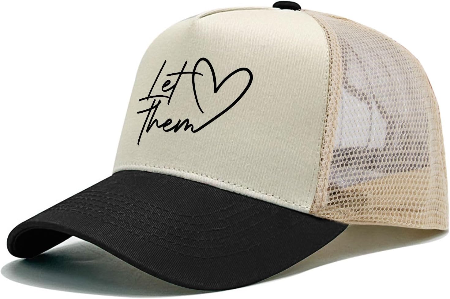 Let Them Trucker Hat Women Funny Mesh Hats for Summer - Image 2