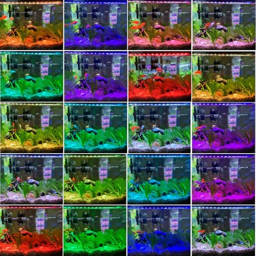 Lampe LED aquarium d'eau douce étanche IP68 télécommande app - 6