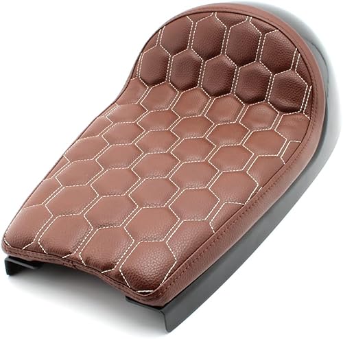 Miniatura 8 de Topteng Cojín de repuesto para asiento de motocicleta, asiento universal Cafe Racer, base de asiento retro, cojín vintage Scrambler para Honda CB125