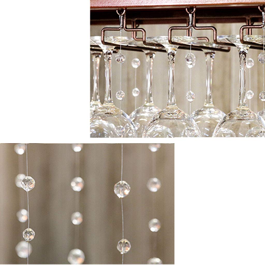 BotelleroSoporte para Copas de Vino de Metal montado en la Pared | Regalo Decorativo de Almacenamiento de Corcho de Vino | Soporte para Vino Colgante | Portabotellas Estante de Vidrio Fácil