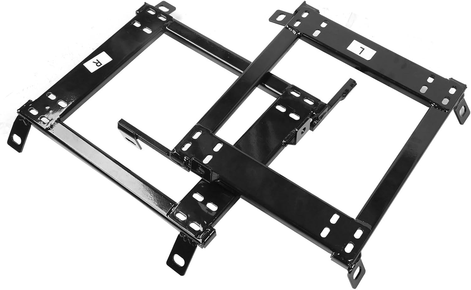 IKON MOTORSPORTS Racing Seat Brackets Pair, Compatible with 08-11 Subaru Impreza WRX Sti, Mounting Set Left + Right