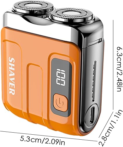 Miniatura 5 de Mens Electric Shaver  High-Speed Face Trimmer, Portable Rechargeable Beard Shaver, Wet Dry Shaving Tool  Cordless Grooming Kit for Home and Travel,