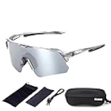 OUWOR Polarized Cycling Glasses for Men Women Youth, UV400 Mountain Bike Sunglasses for Bicycle Mtb Running Fishing Baseball