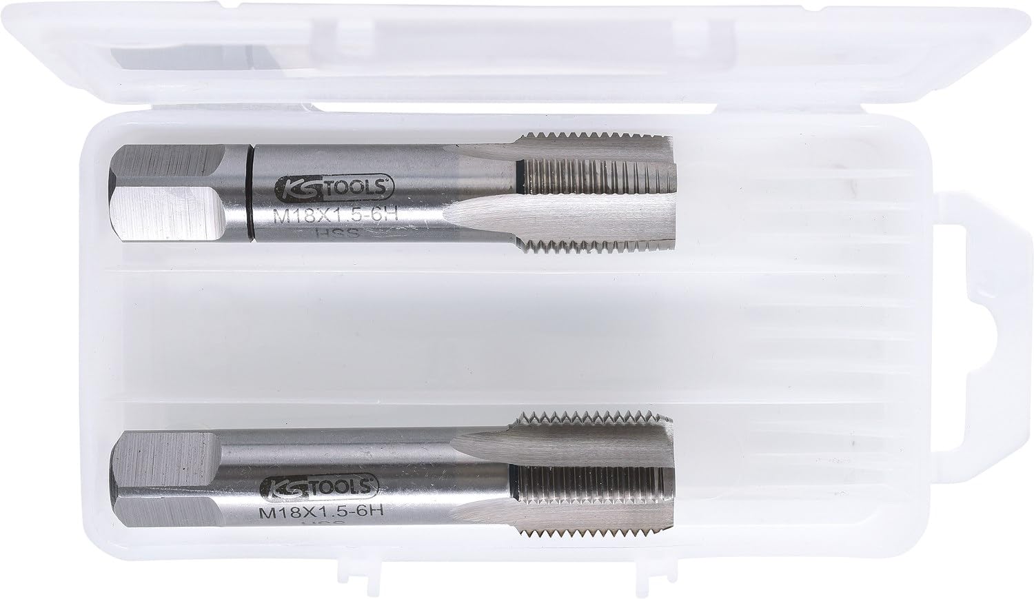 KS Tools 331.1121 Jeu de Tarauds à main HSS MF18 pas 150