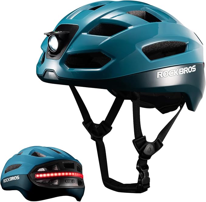 ROCKBROS Casco Inteligente para Bicicleta