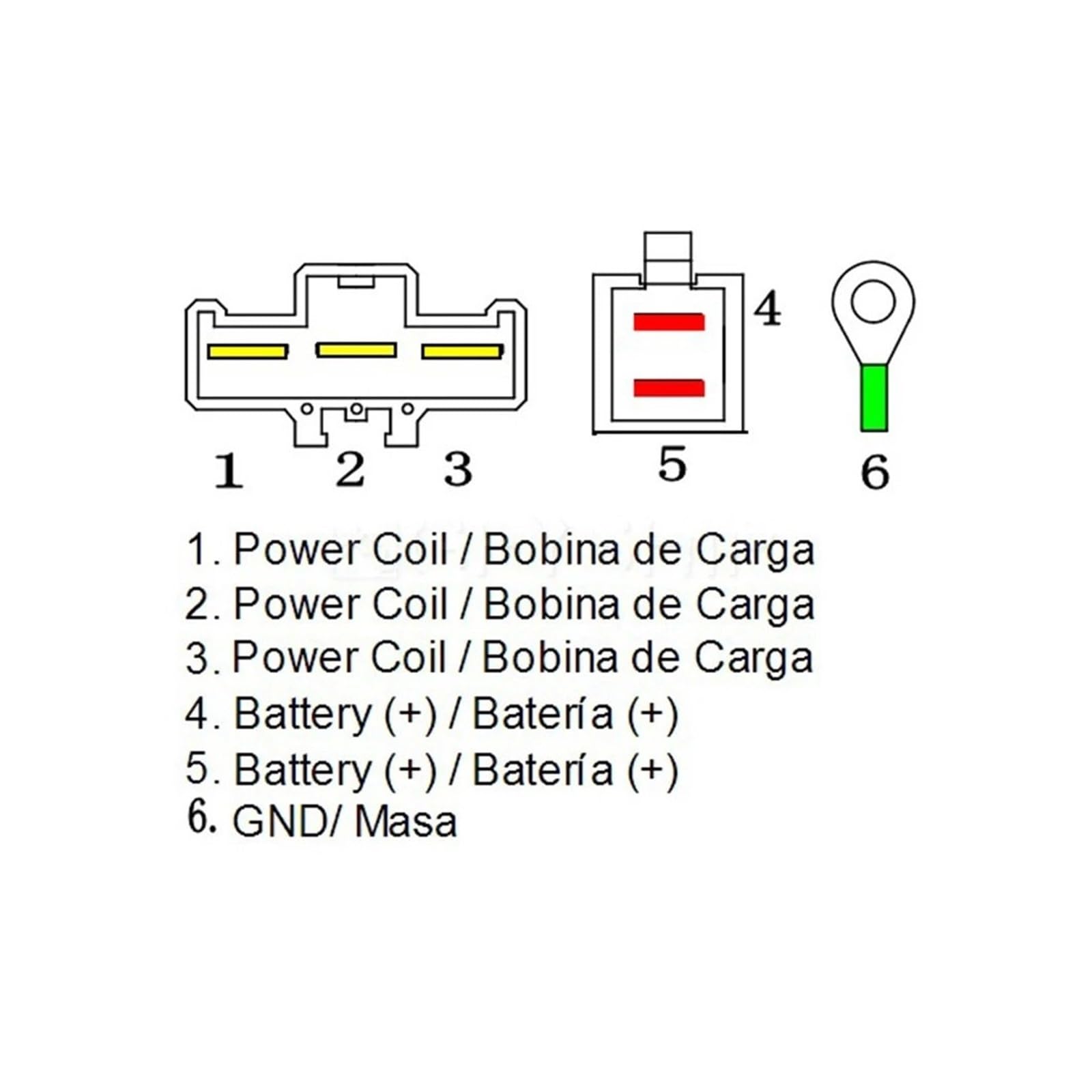 Regulator Napięcia Motocykla Prostownik Pasujący Do KT-M 60011034000 60011034100 Pasuje SHINDENGEN SH541SA SH541SB Regulator napięcia