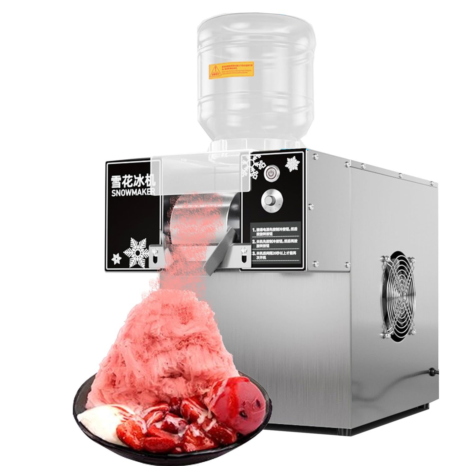 Commercial Kakigori MesinIce Shaver Bingsu Making MachineColor Shaved Ice MachineCone Ice Cream Machine Shaved Ice EquipmentShaved Speed Adjustable Machine