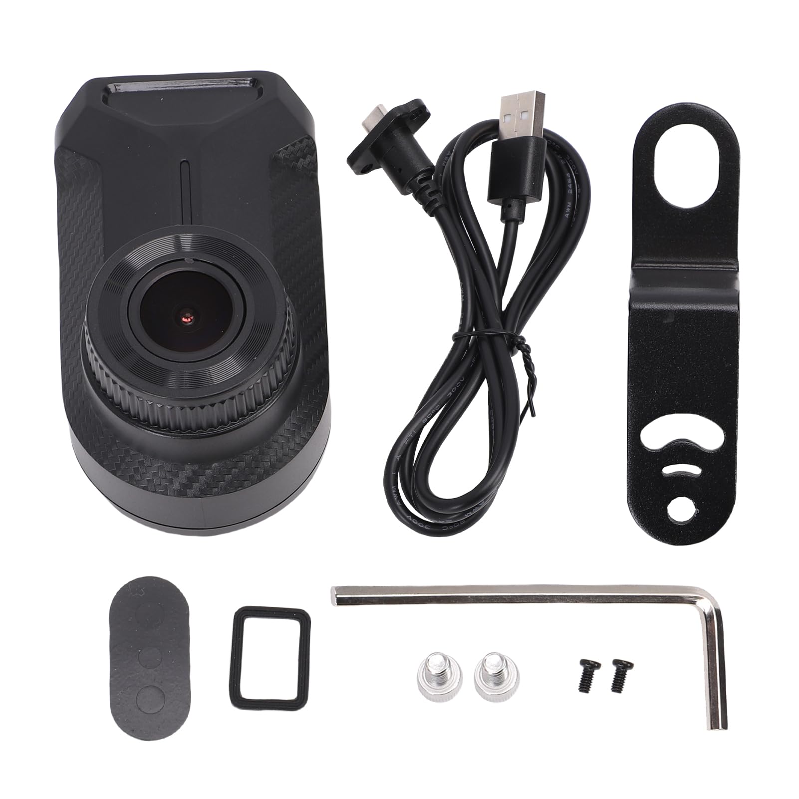 Shkalacar Dash Cam per Moto 2K, Registratore di Guida WiFi 2.4G con Registrazione in Loop e Controllo APP, Impermeabile IP66, per IOS e