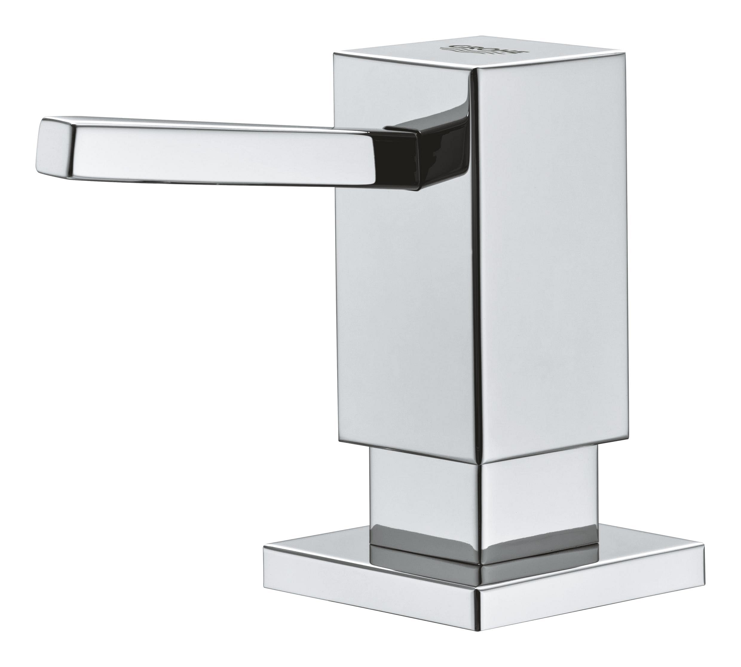 GROHE Dispensador de Jabón, Dispensador de Líquido Lavavajillas (para Jabón Líquido, Contenedor de Almacenamiento 500 ml, Duradero), Cromo, 40649000